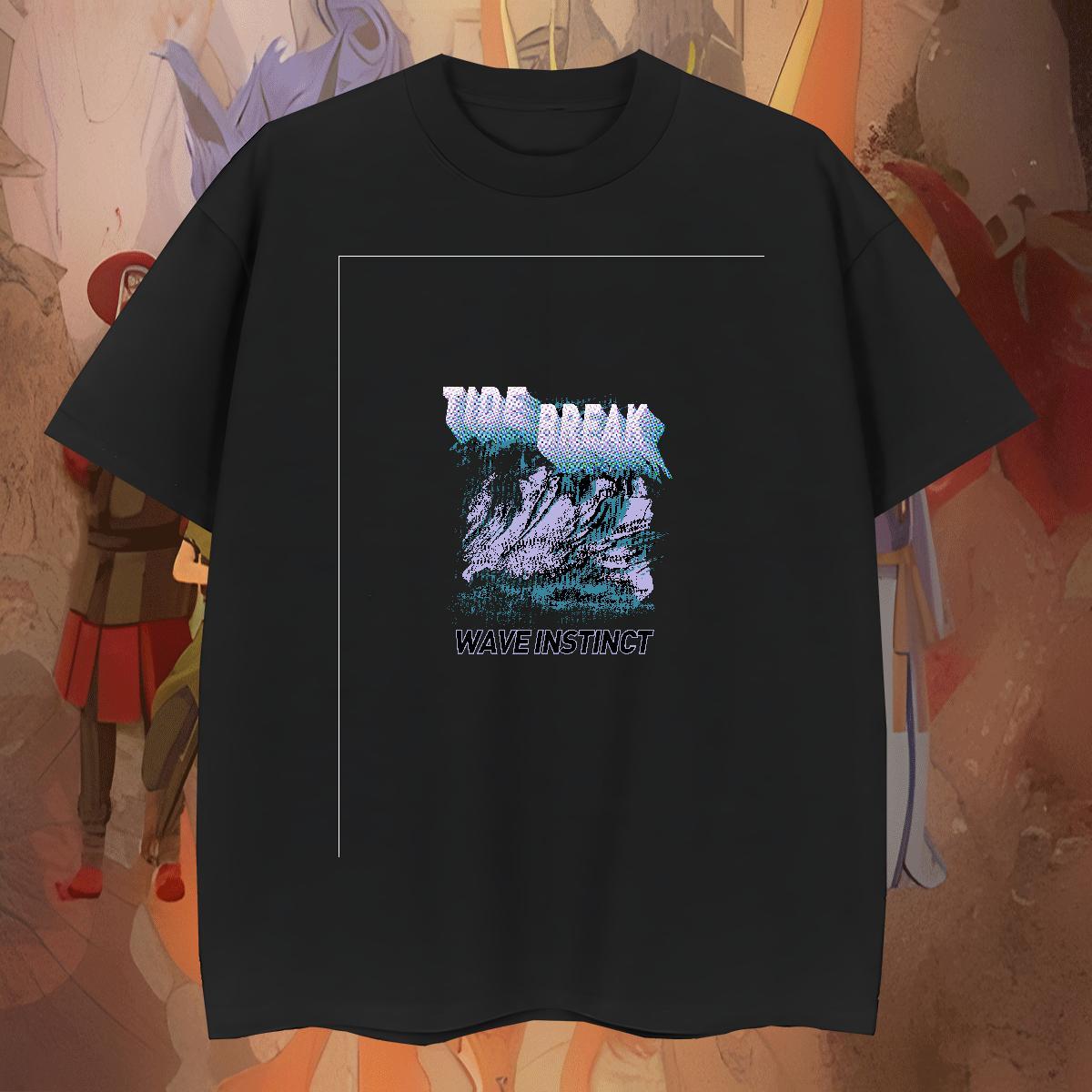 Free Shipping Mens Tshirts Street 230g 100% Cotton Plus Size Cartoon O Neck Short Sleeves beach Mens T Shirts Factory Direct Tee Shirt