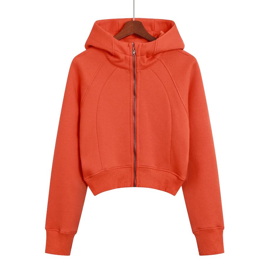 Women Hoodies Full Zip Plush Fleece Jacket Yoga Sports Gym Running Workout Casual Leisure Outerwear Warm Soft Cozy Winter Hoodie