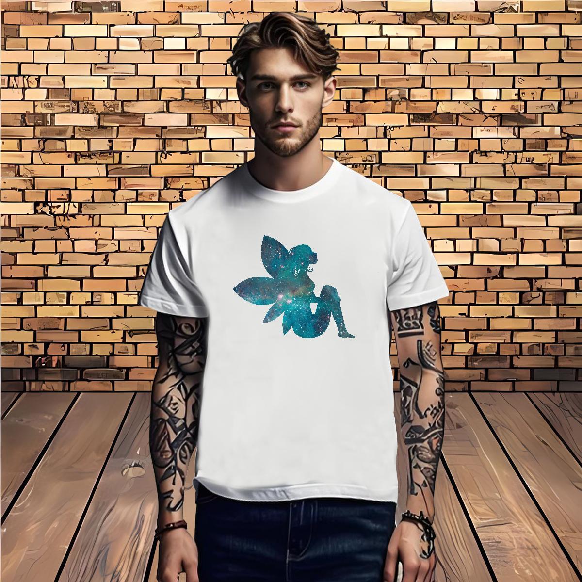 T-Shirts for Men 230g 100% Cotton portrait Sport Crew Neck Breathable Cartoon Print Men Tshirts Designer Fashion Wholesale Tees