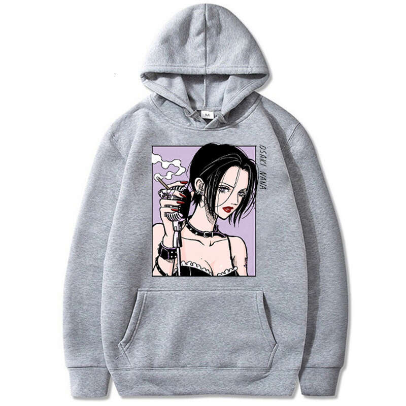 Anime Japan NANA Plus Size Hoodie Oosaki Nana Hooded Women Sweatshirts Haruku Long Sleeve Female Pullover Casual Clothes Tops