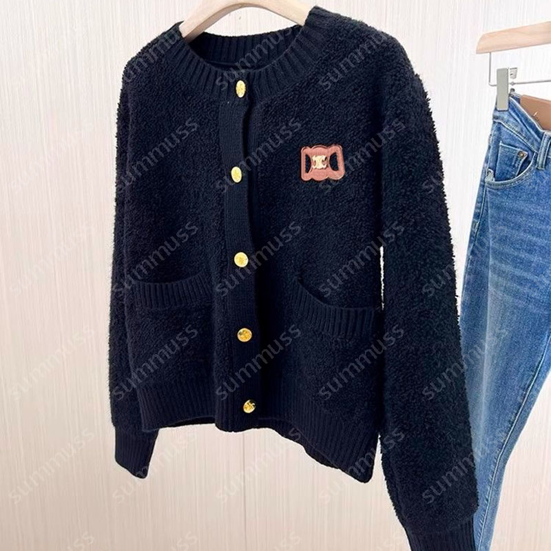 Designers Wool Sweater For Women Fashion Cardigan Classic Luxury Cashmere Coat Cardigans Autumn Winter Sweaters