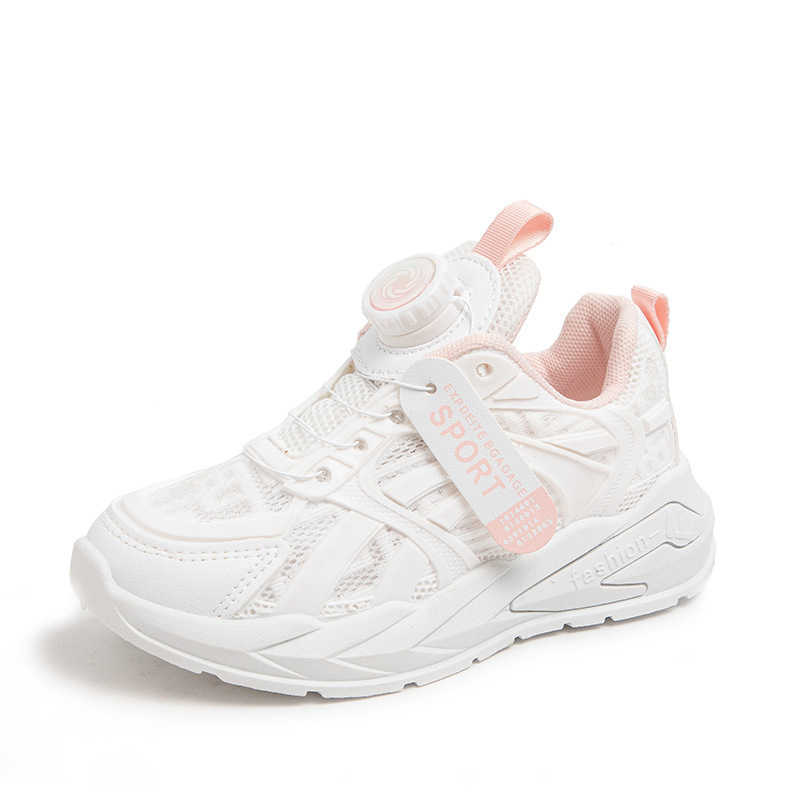 Sneakers Sepatu olahraga anak anak Sepatu putih kecil gadis childrens sports shoes H240805