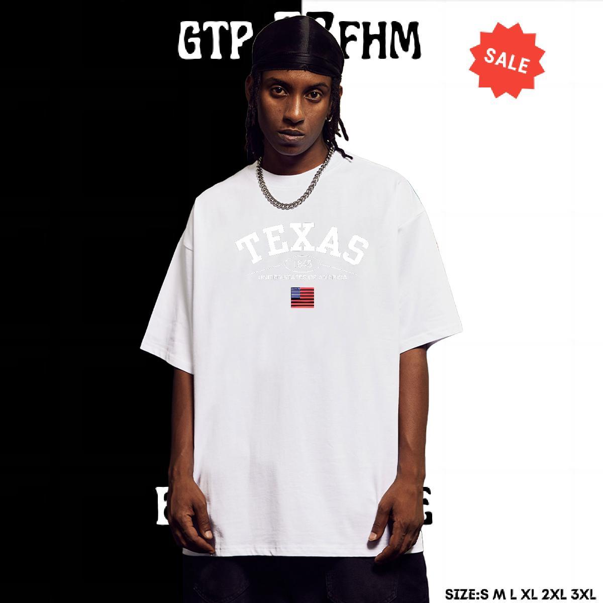 Comfortable Couples T Shirts Beach 230g Cotton Plus Size Cartoon Crew Neck Breathable letter T Shirts Men Fashion Design Top Tees