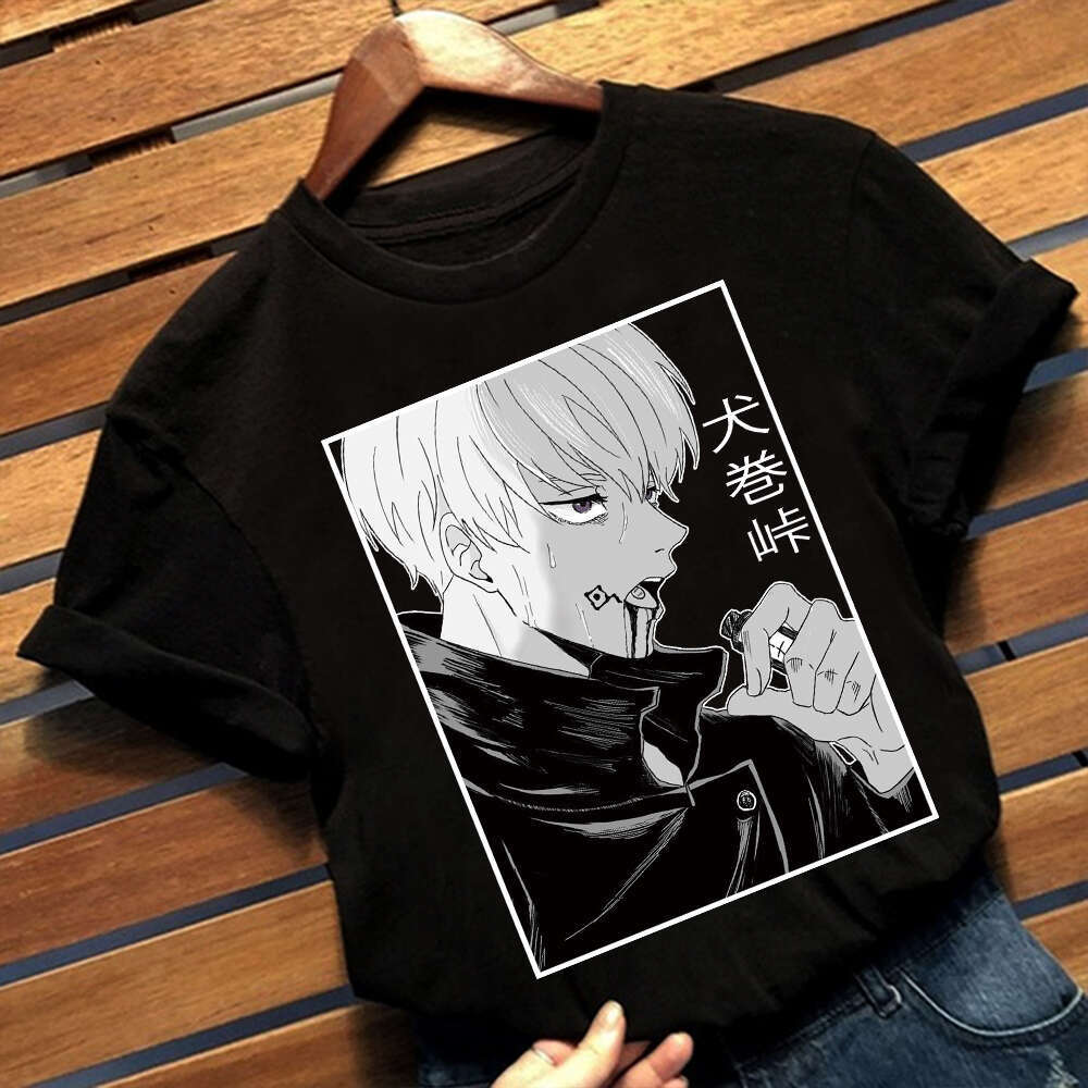 Jujutsu Anime Kaisen Satoru Gojo Printed Plus Size Tshirt Men Women Hot Manga T-shirts Haruku Comfortable Unisex T Shirt