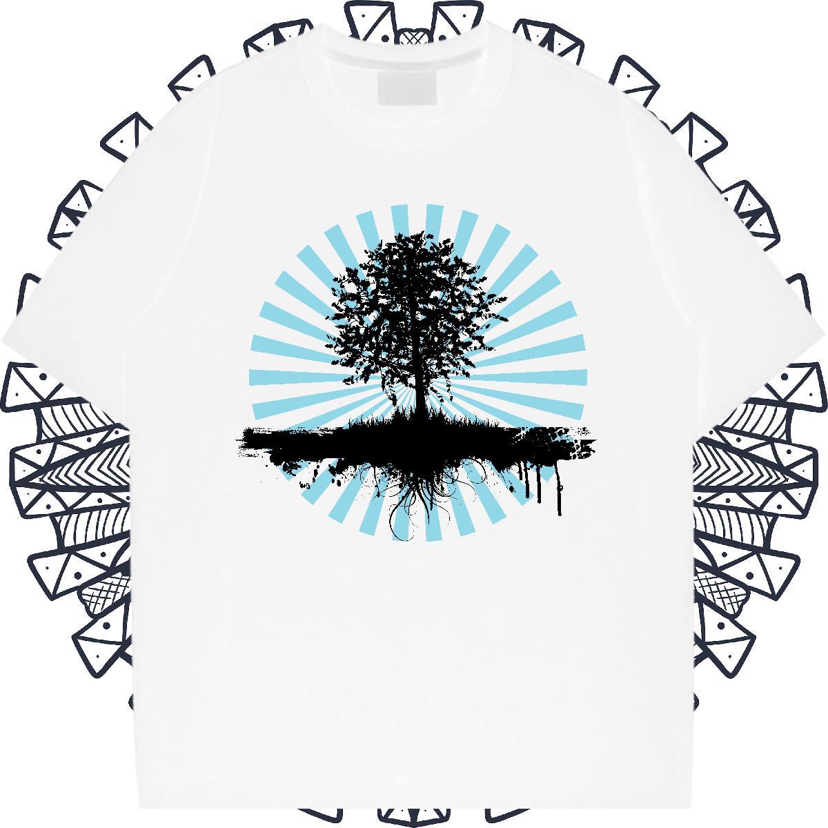 Classic Men Tshirts Hip Hop 230g Cotton Black Oversized Breathable Soft tree Mens T Shirts Fashion Tops Shirt