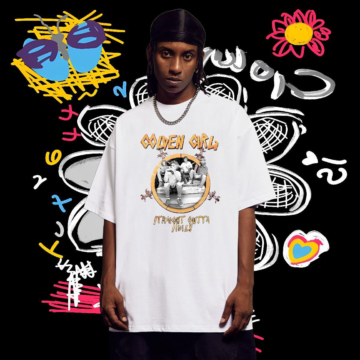 T-Shirts for Men 230g 100% Cotton character Spring Summer O-Neck Short Sleeve Custom Big Size Men Tees New Designer TOP Quality Tee Shirt