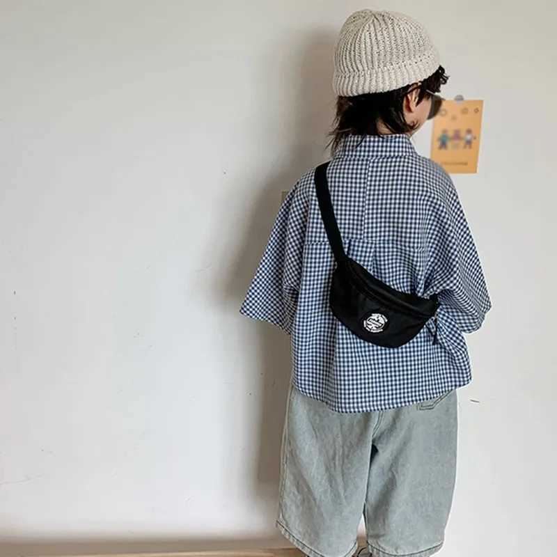 Childrens bag Fashion baby waist bag Childrens girl boy Childrens waist bag Shoulder strap bag Mini coin wallet Mobile phone bag W240813