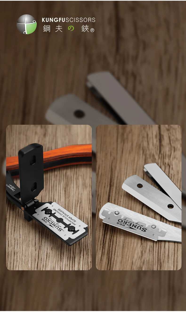 Barbershop Razor Shaving Stainless Steel Men Shaving Razor Shaver Manual Razor Shaving ToolM240814