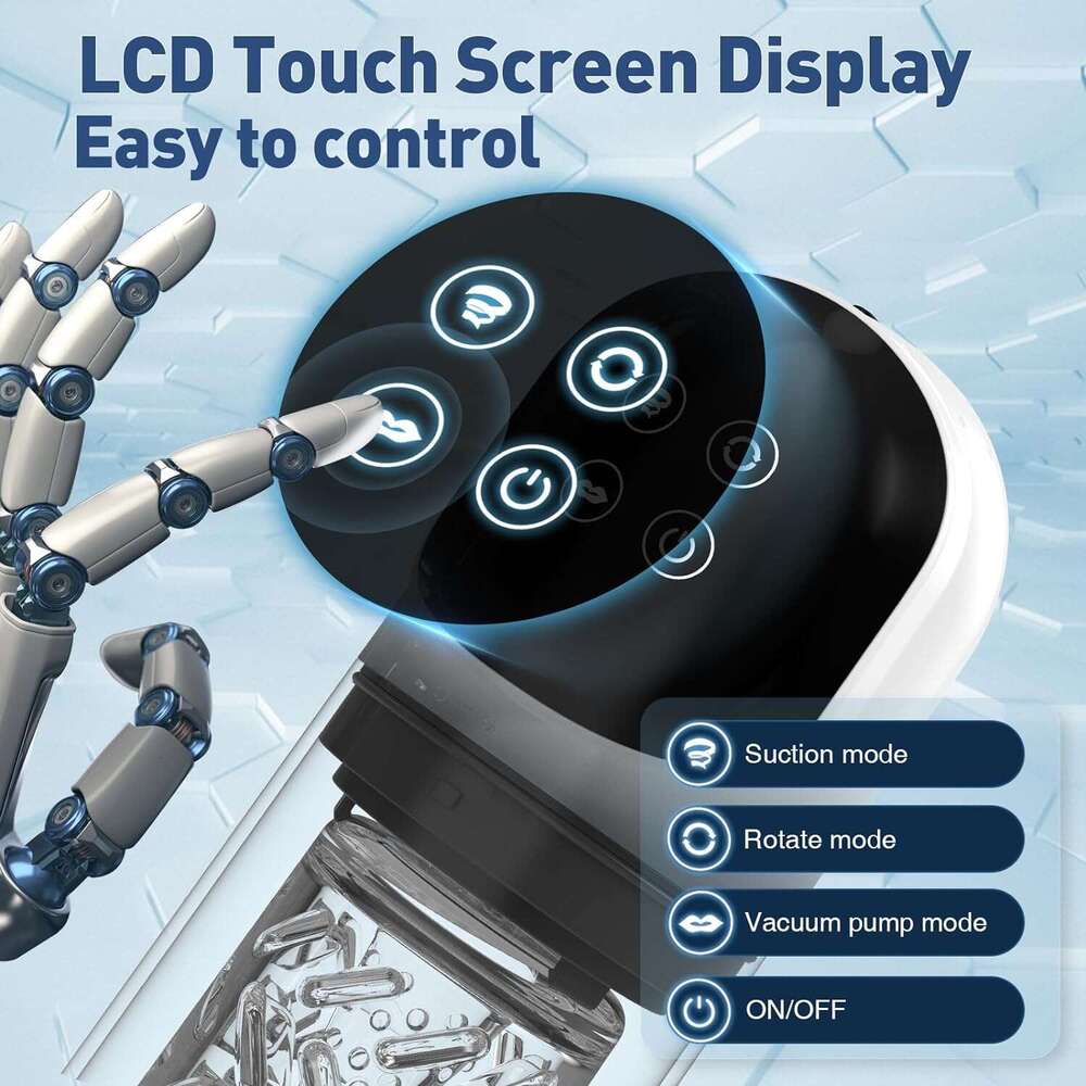 Automatic male device - Pump male sex toy male sex toy adult toy sex machine pocket genital male massager male device with 4 pumps and 7 suction and 7