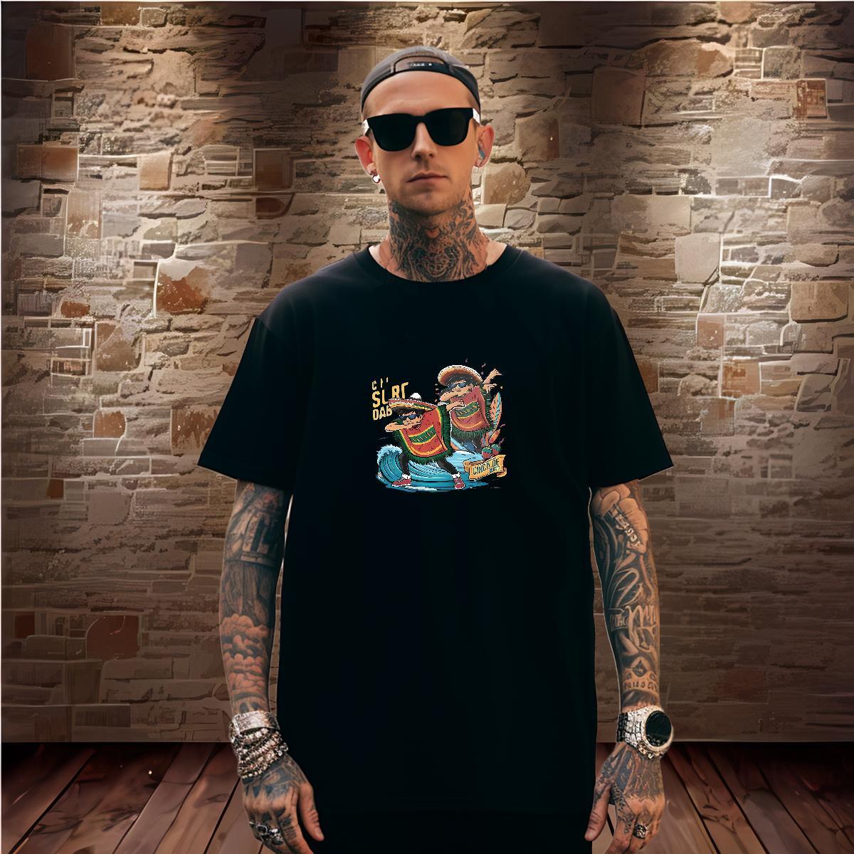 Designer person T Shirts Men Casual Men Tees 230g 100% Cotton Fashion Design Breathable Crew Neck Customized Clothings