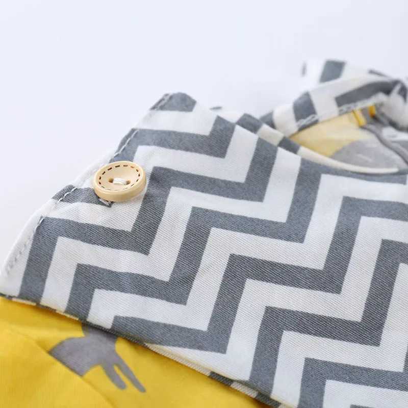 Bibs Burp Cloths Fashion Cotton Baby Bibs Waterproof Kid Eating Clothing Childrens Long Sleeves Feeding Smock Bib Baby Apron Bandana Bebes BibsL4812
