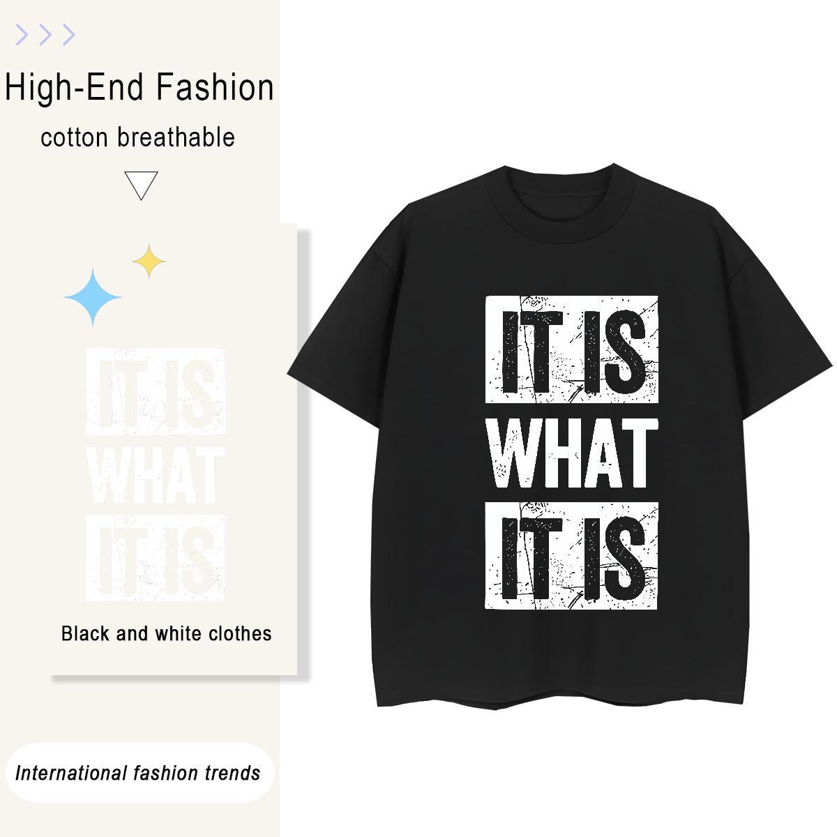 Loose Tshirt for Man Woman Hip Hop 230g Pure Cotton Oversized 3XL 4XL Breathable Short Sleeve letter Men T Shirts New Designer Clothings