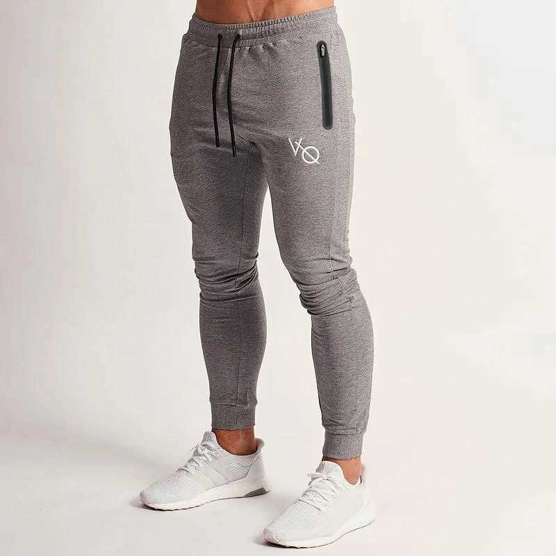 Joggers Sweatpants Men Sports Fitness Cotton Pants Fashion Mens Clothing Drawstring Casual Pants Gym Running Training TrousersXJ250303