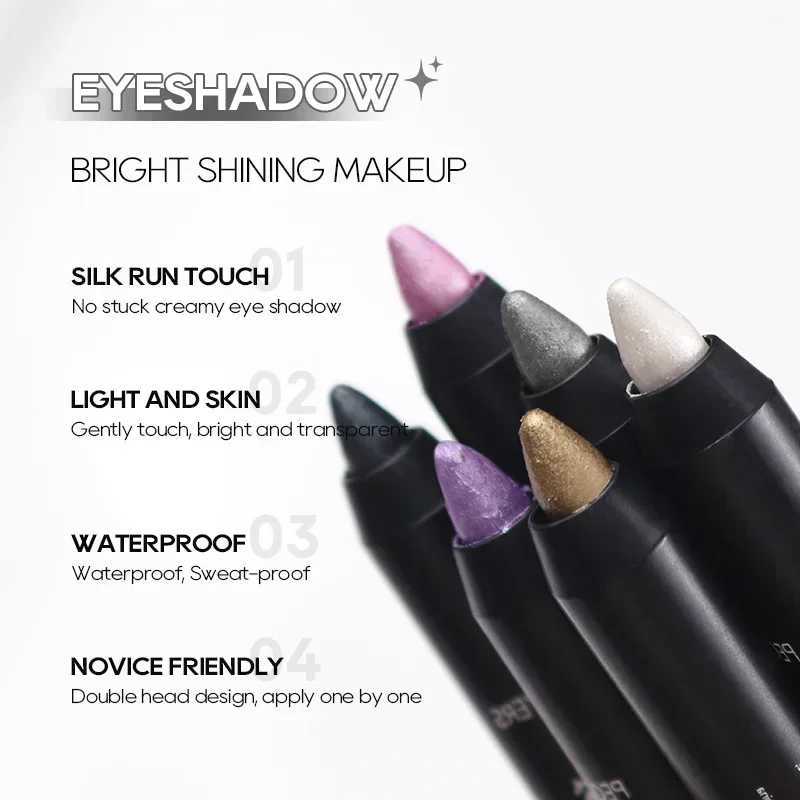 Golden Brown Pearlescent Eyeshadow Eyeliner Pencil Glitter Eye Shadow Makeup Pigment Silkworm Eyeshadow Pen Y240813