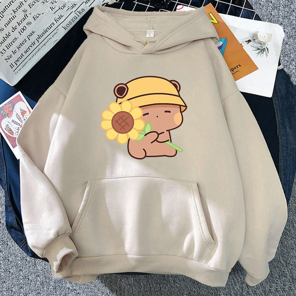 Bubu Dudu Suowers Hoodie Women Cut Graphic Sweatshirts Funny Kawaii Hoodies Plus Size Haruku Cartoon Casual Pullover s