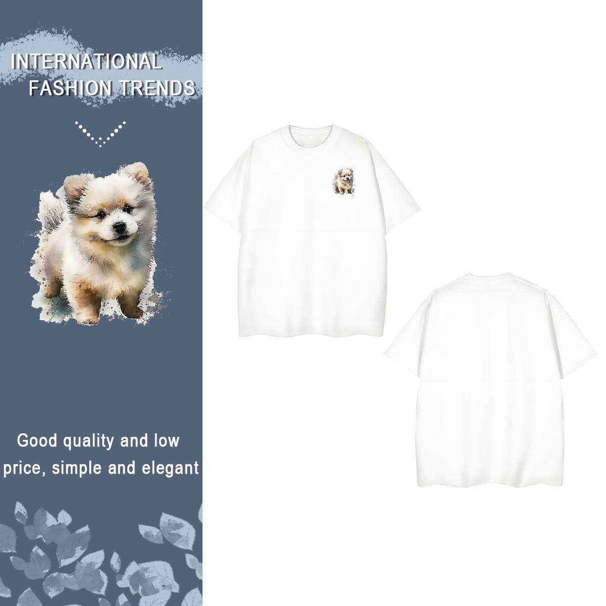 T shirt 230g Cotton Street Round Neck Short Sleeve Oversized Couples T Shirts Designer Fashion Comfortable Tops