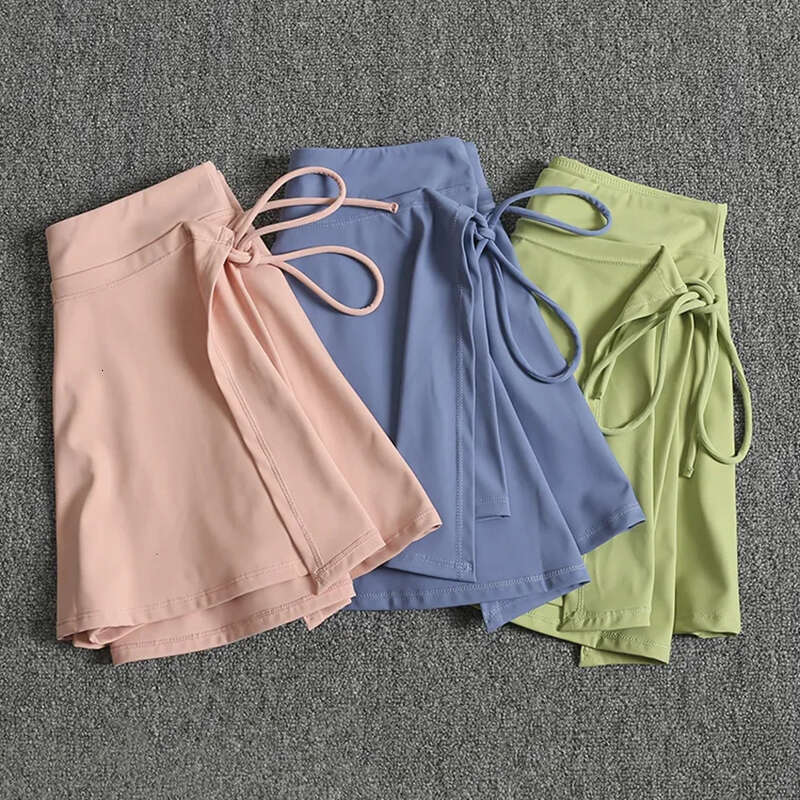 Rimocy Women Sports Tennis Fiess Short 2024 Summer Quick Drying Lace Up Yoga Woman Mini Golf Sporting Skirts