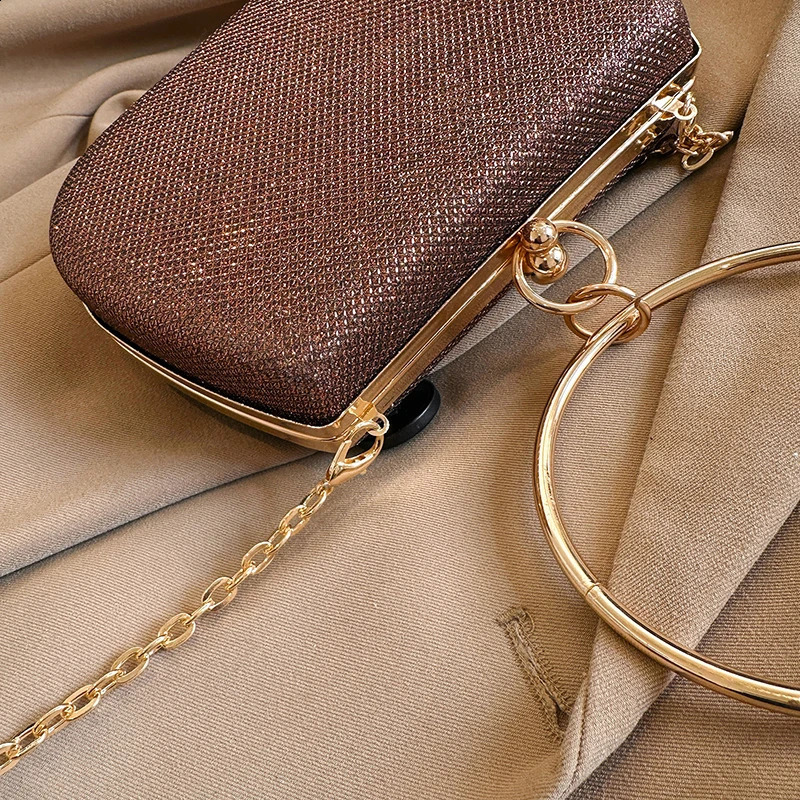 Celebrity Banquet Handbag for Women Fashion Sequin Banquet Handbag with Evening Dress Bag Diagonal Straddle Bag 240813