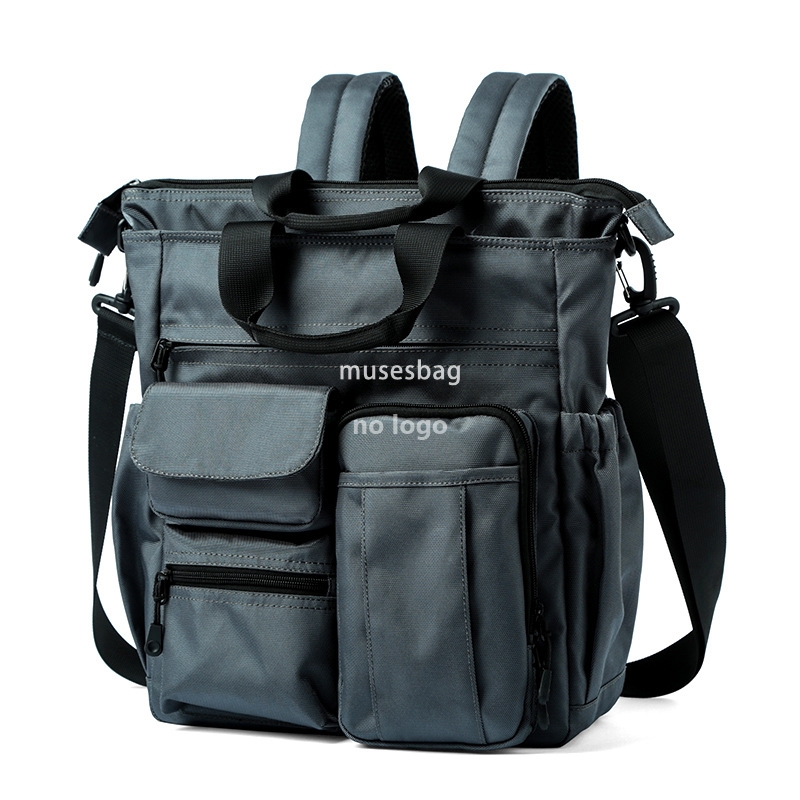 Multifunctional crossbody for men Commuter Backpack Large capacity messenger bag Business tote briefcase for men