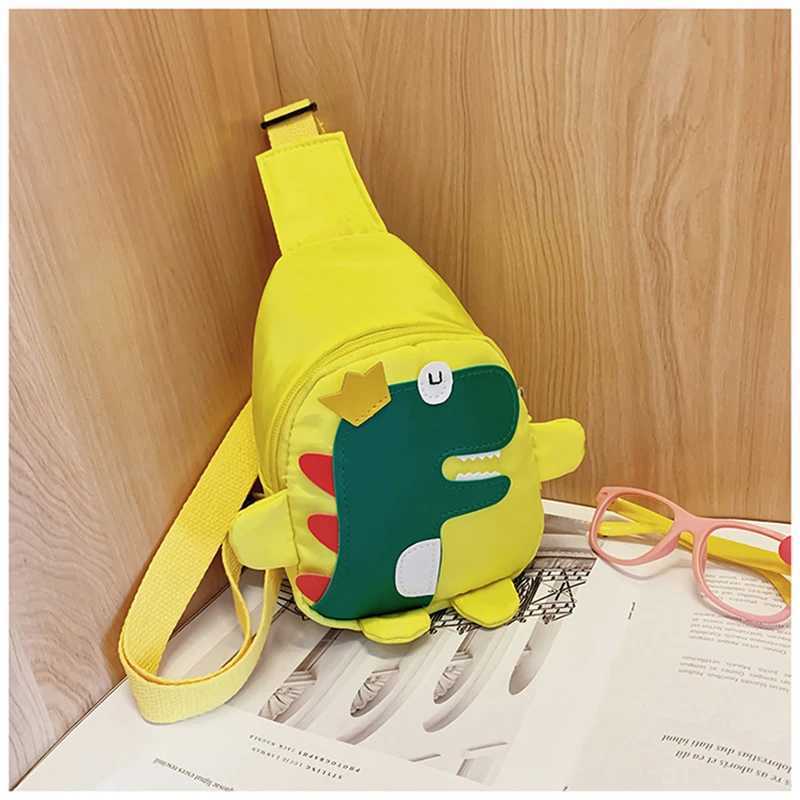 Childrens Messenger Bag Fashion Cartoon Dinosaur Pattern Mini Chest Bag Baby Boy Gills Cute Outdoor Coin Wallet Childrens Gift W240813