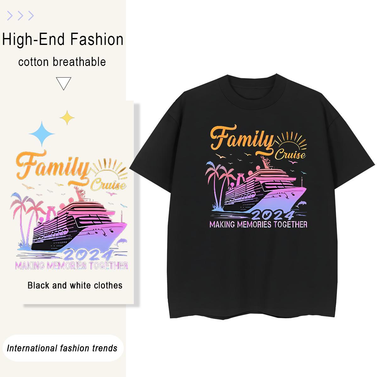 Classic Men Clothes T-Shirt Summer Casual 230g 100% Cotton Customized Breathable scenery T Shirts Men Casual New Tshirts