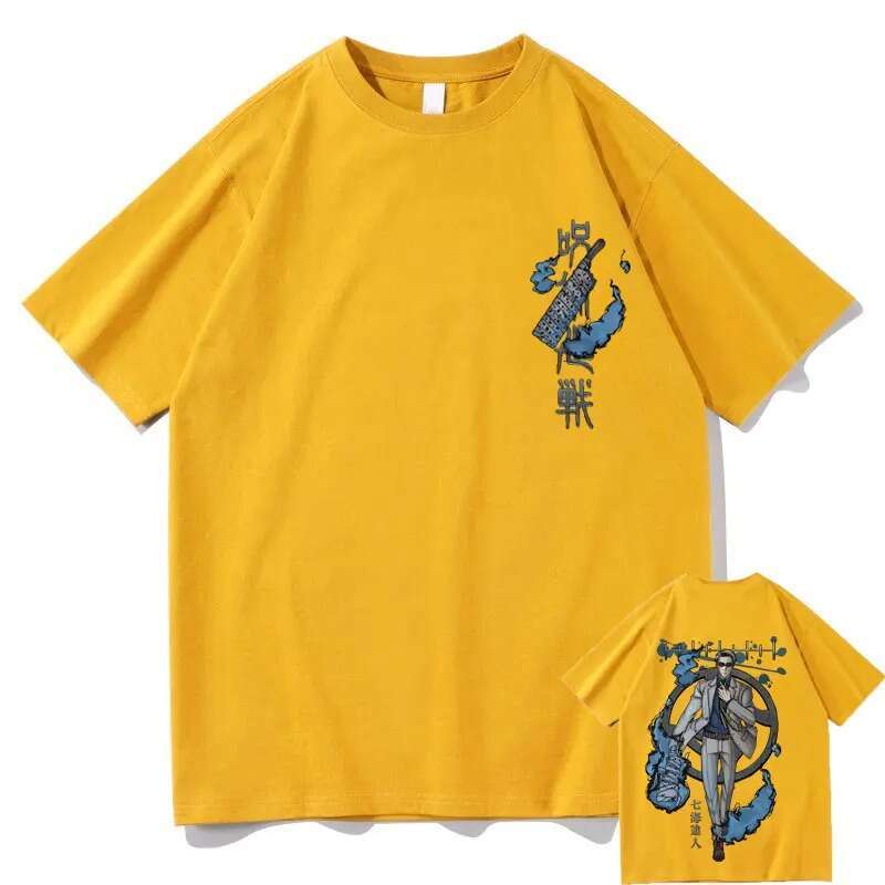 Anime Hot Jujutsu Kaisen Nanami Kento Graphic T Shirt Men Women Four Seasons T-shirts Haruku Manga Unisex Plus Size Tshirt -shirts shirt