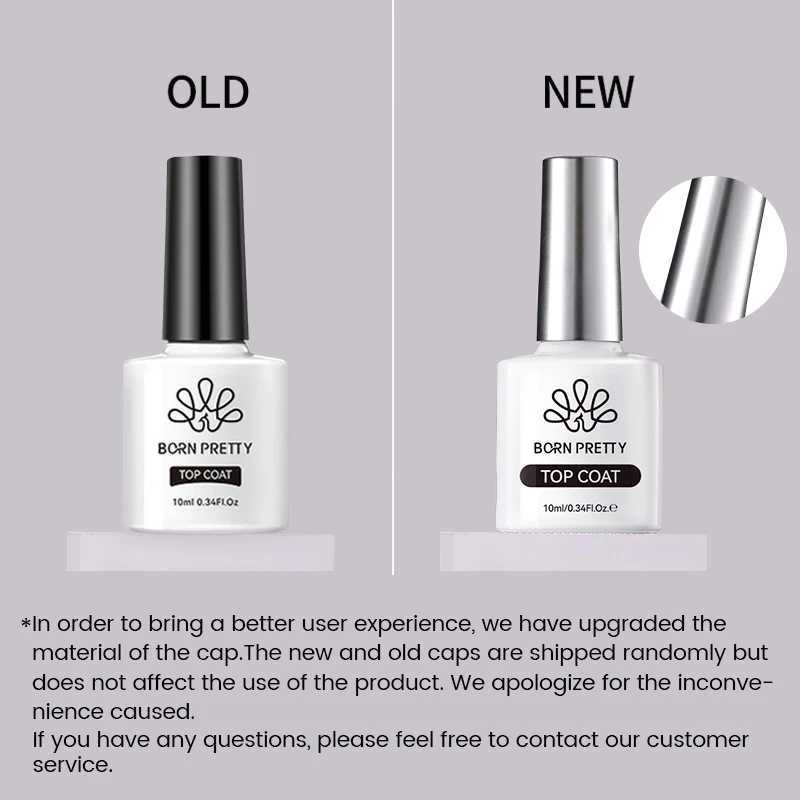 BORN PRETTY Base Gel Super Top Coat Nail Gel polish Design Enhancer Varnish Semi Permanent Soak Off UV LED Nail Art Tool 10mlM240814