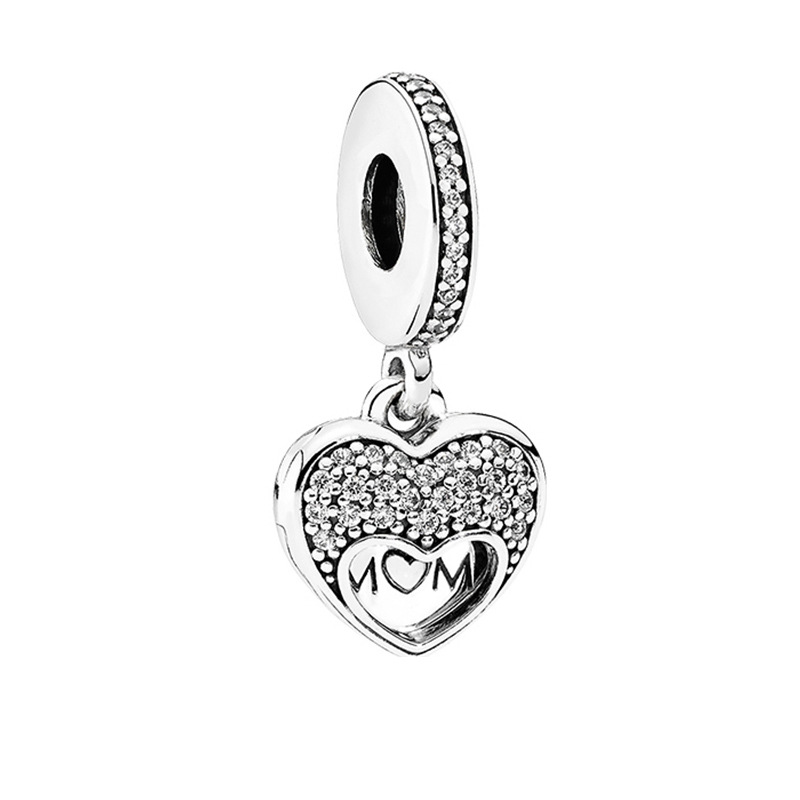 925 Sterling Silver Friends Heart Full Of Hearts Dangle Charms S925 Snake Bracelet Pendant Beads For Jewelry Making Free Shipping