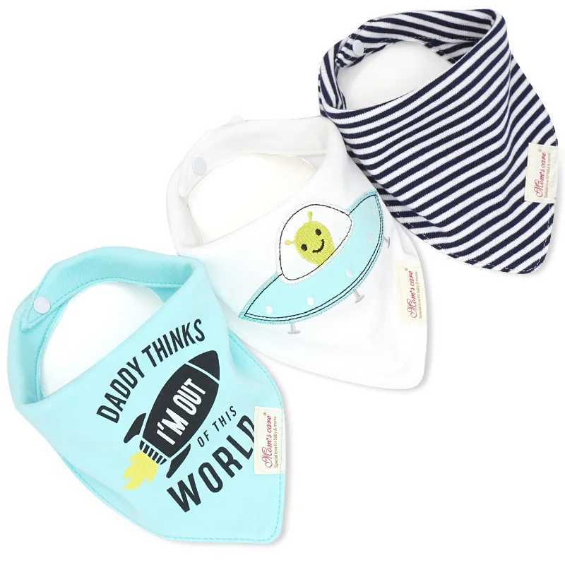 Bibs Burp Cloths 3pcs/lot4pcs/lot Baby Bibs Bandana 100% Cotton Cartoon Saliva Towel For Boys And Girls Newborn Infant Babadores Para Bebe KF531L4812