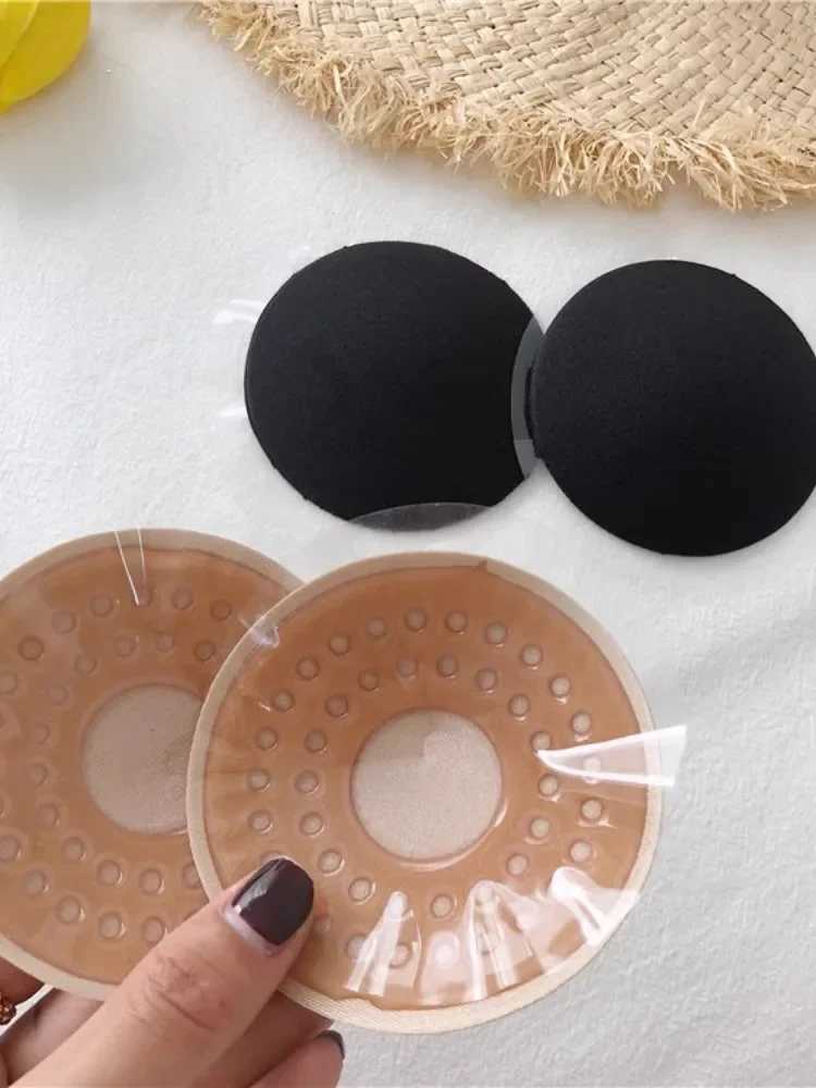 Reusable invisible silicone soft cushion cover self-adhesive breast and chest bra sticker pad accessories elevatorXJ250324