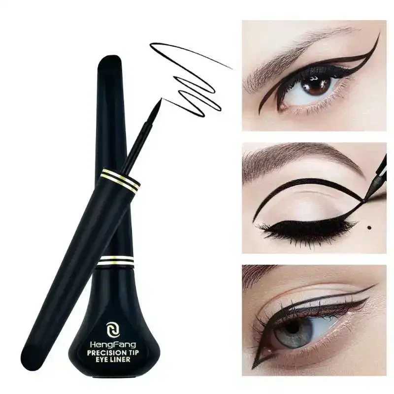 Matte Quick Drying High Pigment Eye Liner Pen Black Liquid Eyeliner Waterproof Long Lasting Eye Liner Pencil Eye Makeup Tools Y240813