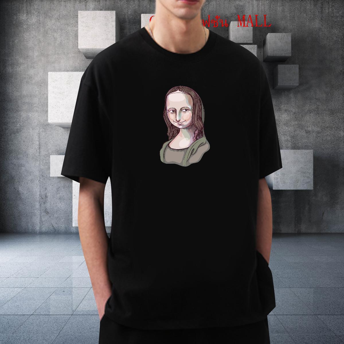 Designer portrait T Shirts Men Daily Outfit Tshirts 230g Cotton Classic O-Neck Short Sleeve Custom Print Oversized Tees Shirts