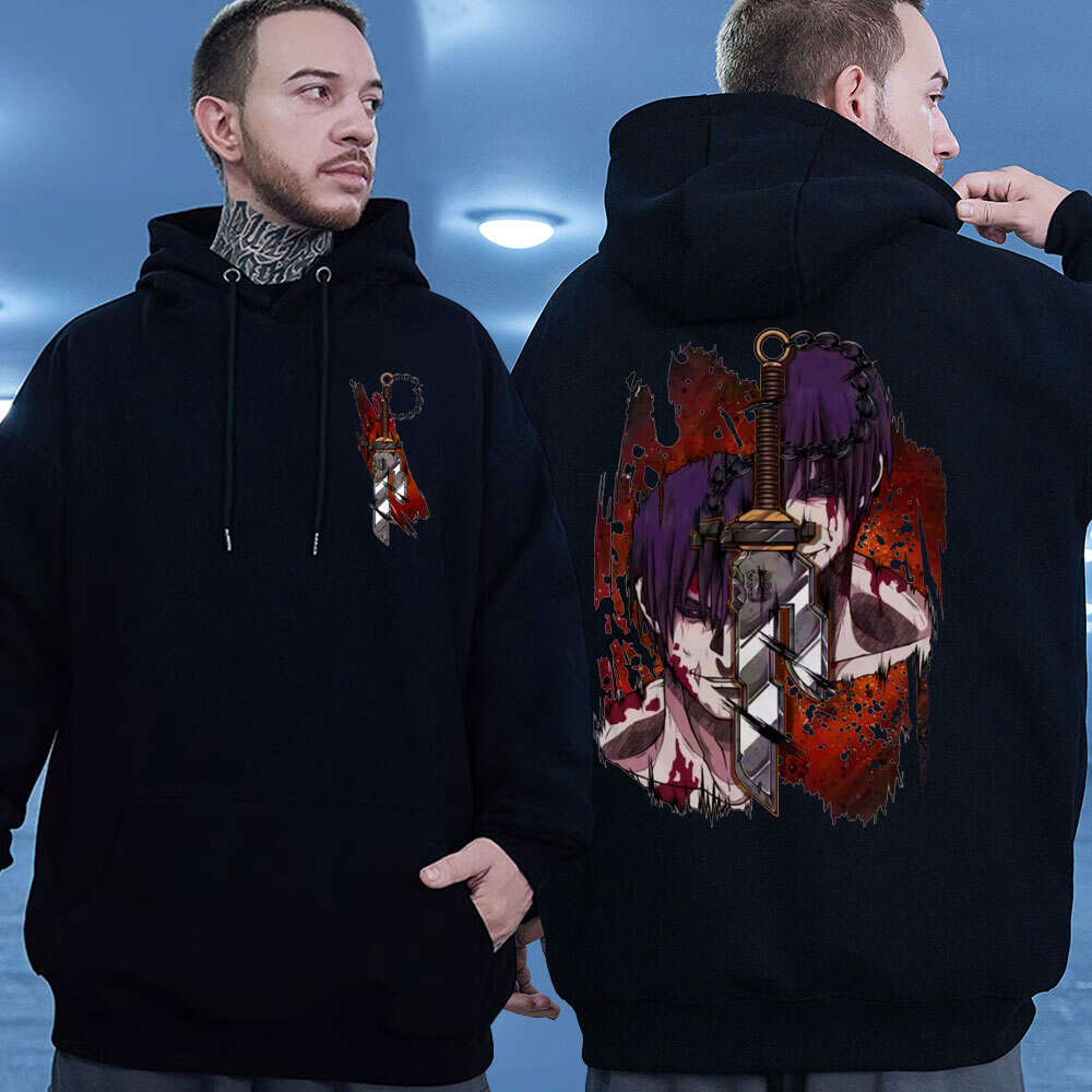 Manga Japan Jujutsu Kaisen Fushiguro Toji Hoodie for Men Hip Hop Y2k Hooded Pullover Spring Winter Casual Plus Size Sweatshirts