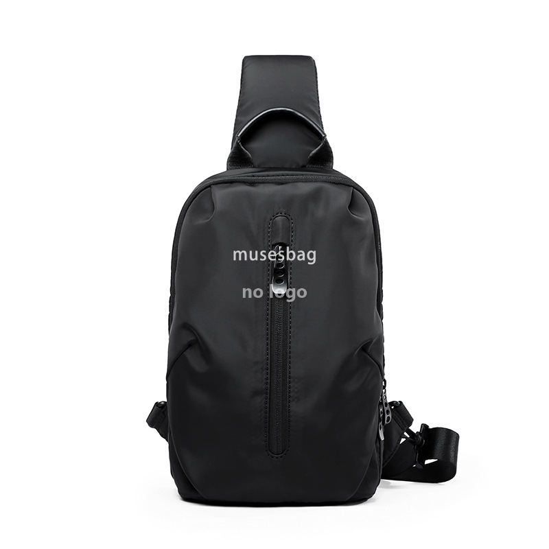 Fashion trend men's chest bag simple casual single shoulder crossbody bag fashion brand travel backpack messenger bag male summer