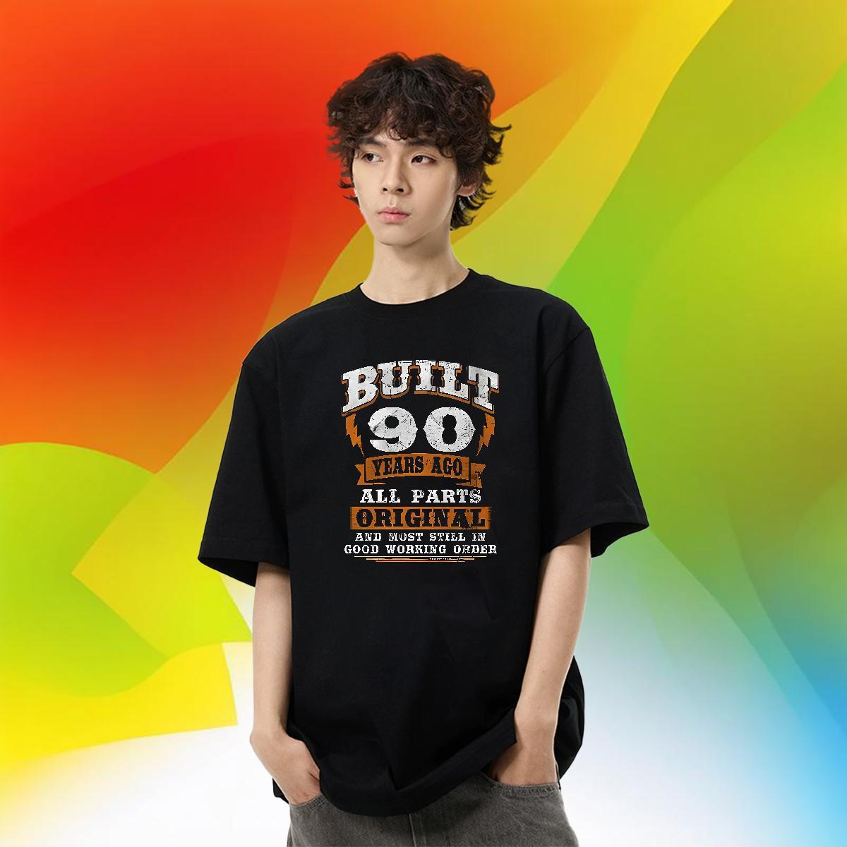Cool Tshirts Beach 230g Cotton Customized Print Crew Neck Breathable letter T shirt Designer Fashion Tees Shirts