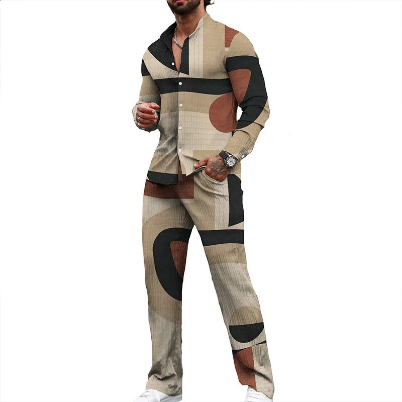 Summer casual sports suit mens ice silk shirt top thin quick drying Tshirt twopiece set MB12ML4 240814