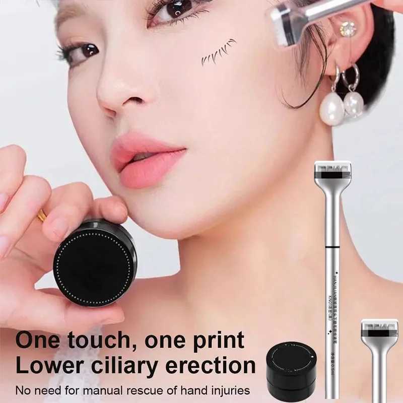 1 Set Eyelash Seal DIY Lower Lash Extension Stamps Silicone Makeup Tool For Beginner Convenient Natural Simulation Mascara Stick Y240813