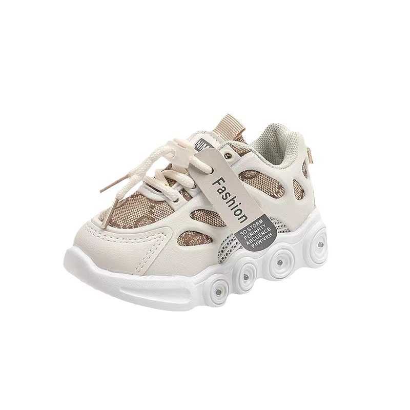 Sneakers 2023 Spring and Autumn LED Light Shoes Childrens Luminous Shoes Fashionable and Versatile Baby Casual Sports Shoes Breathable and Lightweight