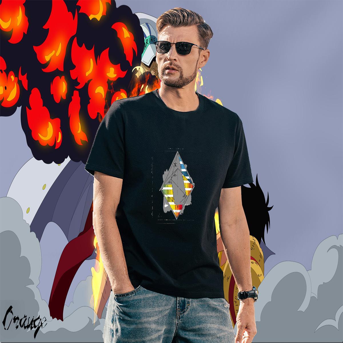 Free Shipping Men Clothes T-Shirt Casual 100% Cotton 230g Plus Size Custom Crew Neck Breathable math Men T Shirts Fashion Design Tshirts
