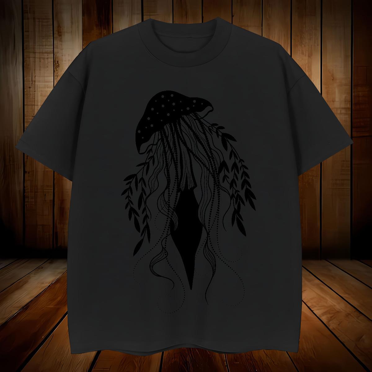 Cool Design mushroom Men T Shirts Street Casual Mens Tshirts 230g Pure Cotton New Designer O-Neck Short Sleeve Skull Tops Tees