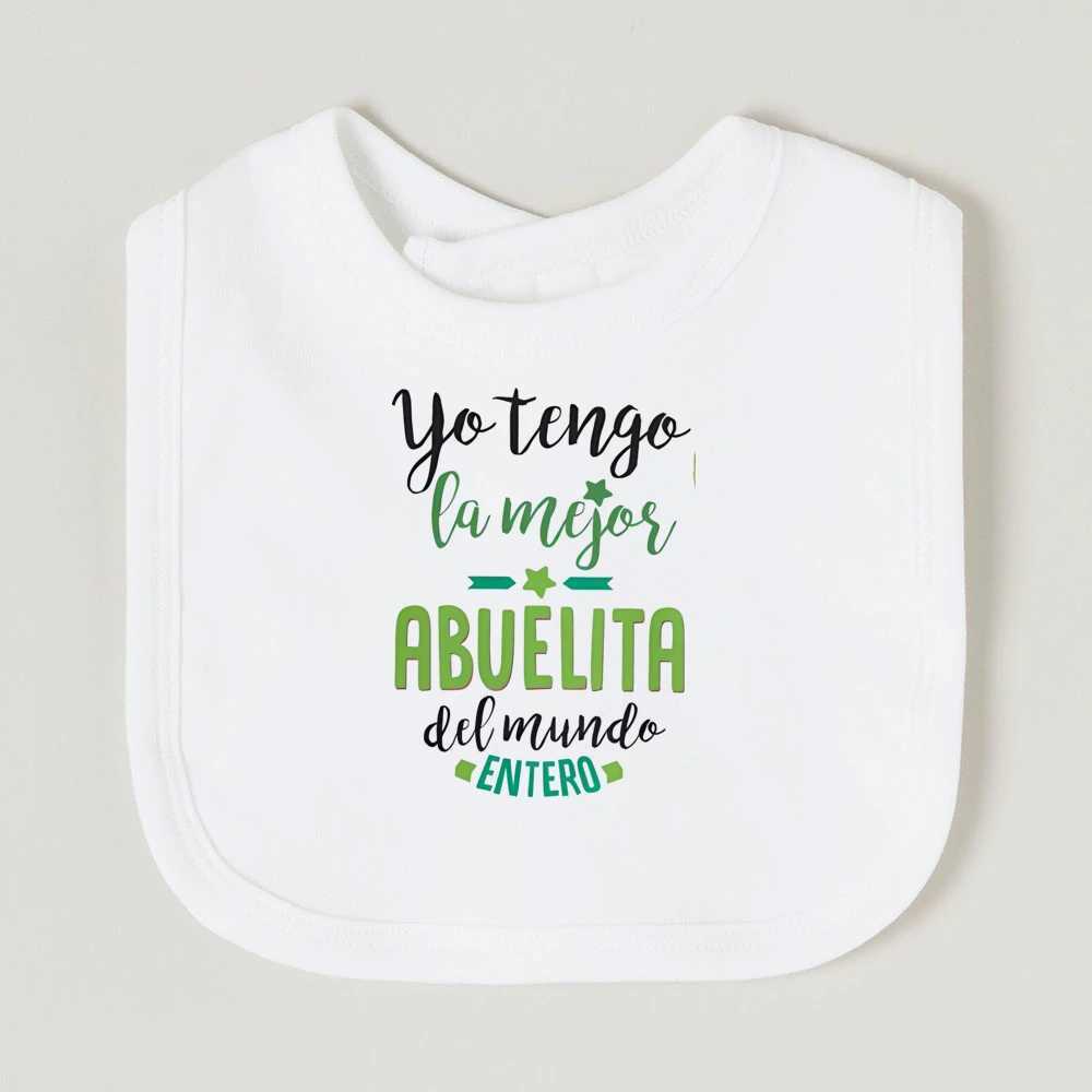 Bibs Burp Cloths Mom Dad I Love You Letter Print Baby Bibs Cotton Infant Soft Saliva Towel Casual Comfy Newborn Burp Cloths Best Gift To BabysL4812