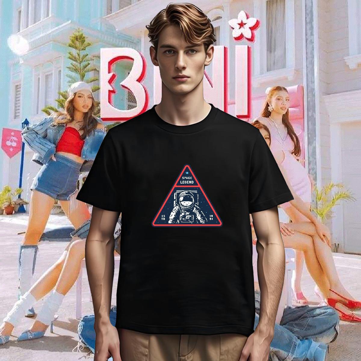 T-Shirts for Men 230g Cotton universe Street Wear Crew Neck Black White Men Clothes T-Shirt Fashion Designer Wholesale Tees