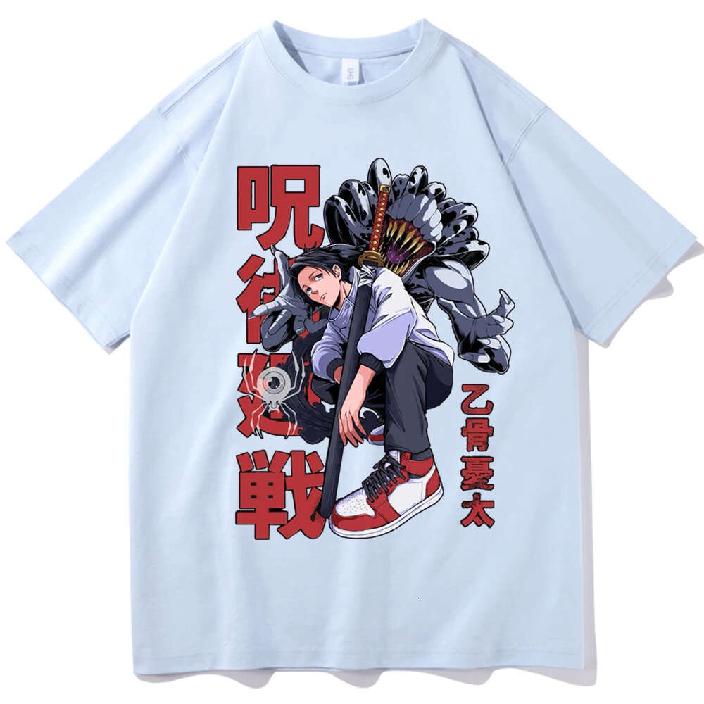 Anime Japan Jujutsu Kaisen T Shirt Yuta Okkotsu Print Men Women Classic Simple Plus Size T-shirt Haruku Unisex Casual Tshirts -shirt shirts