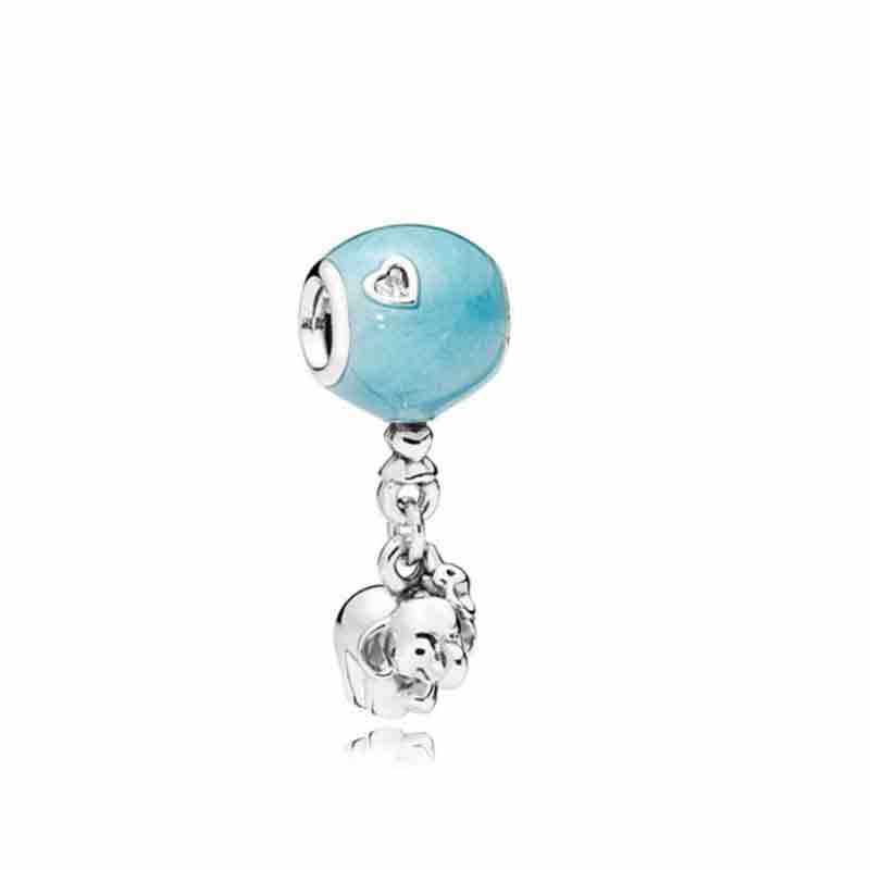 New In Parrot Elephant Shell Princess Dangle Charms Bracelet Trinket Pendant Beads For Jewelry Making Free Shipping