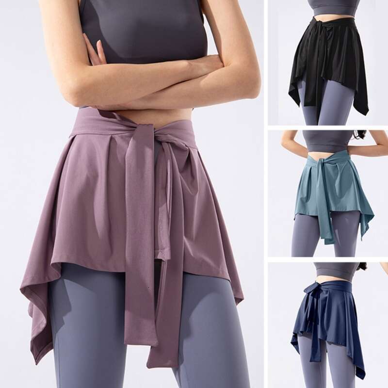 Yoga Sports Long Strap Cover Up Shawl Scarf Workout Tennis Short Skirt for Women