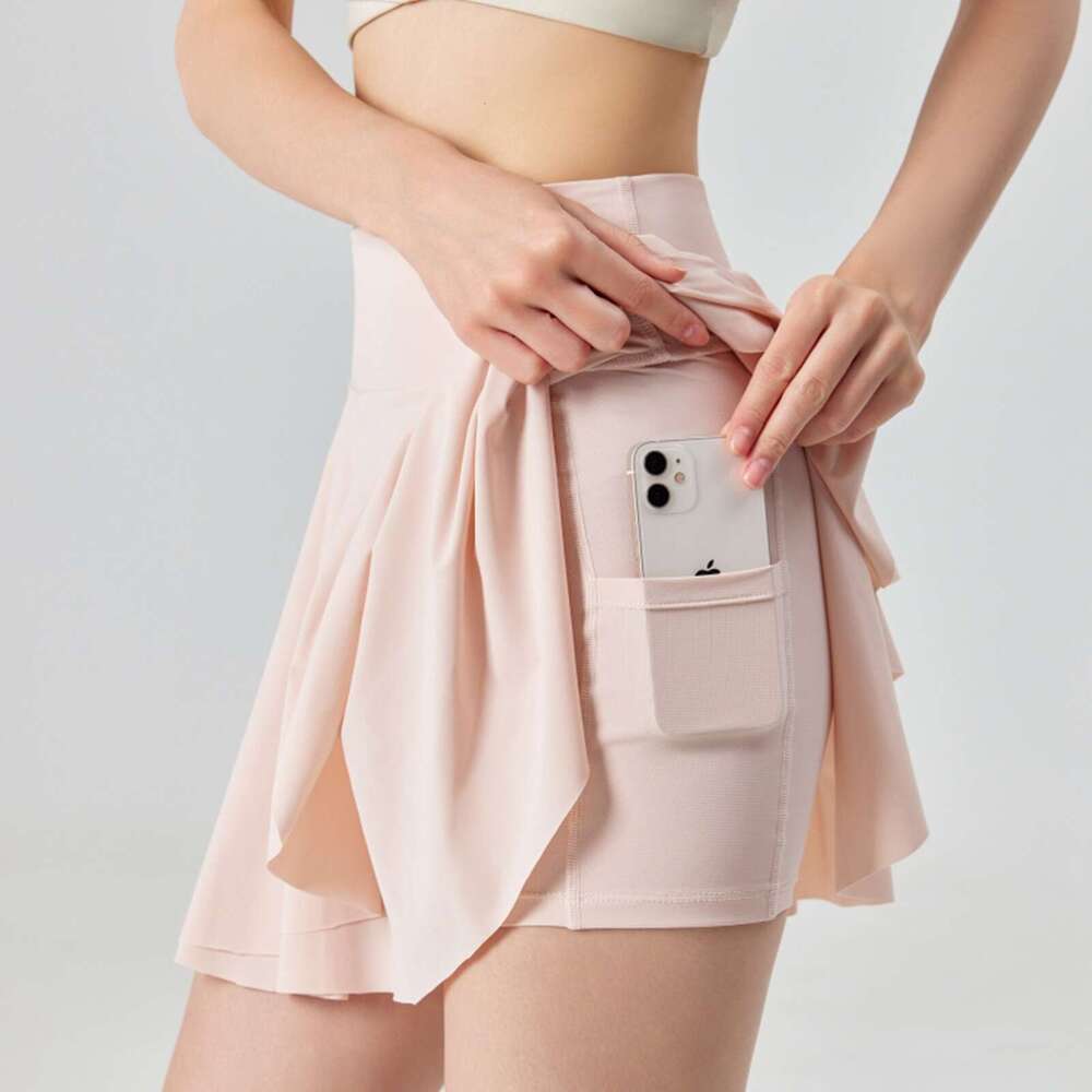 Sunscreen Summer Short Ice Like Uv Protection Fake Two Piece Skirts Quick Drying Sports Fiess Golf Tennis Skirt