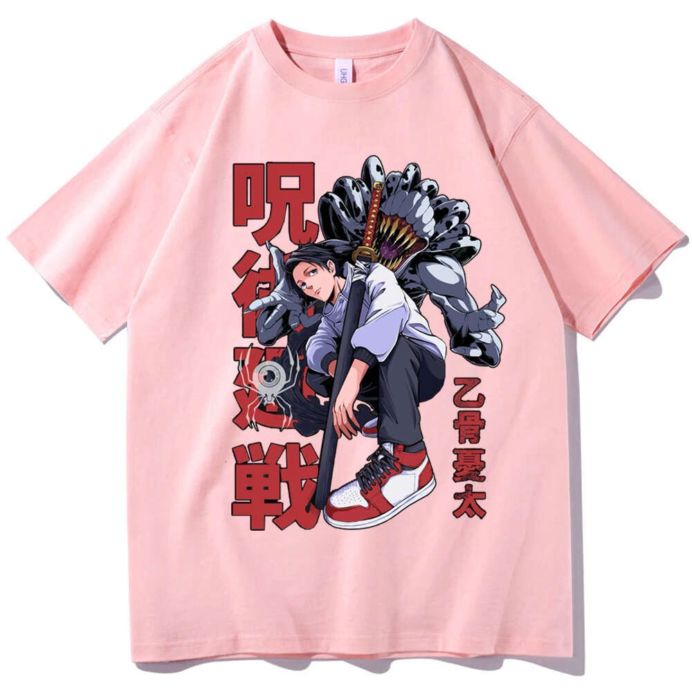 Anime Japan Jujutsu Kaisen T Shirt Yuta Okkotsu Print Men Women Classic Simple Plus Size T-shirt Haruku Unisex Casual Tshirts -shirt shirts