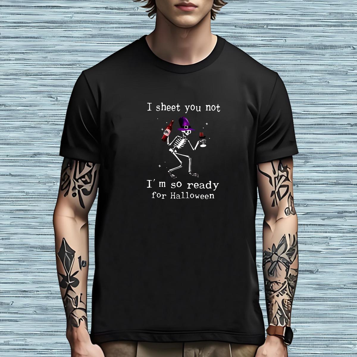 Classic T shirt halloween Crew Neck Breathable Casual Daily Wear Plus Size Custom 230g Pure Cotton Tshirt for Man Woman Wholesale Top Tees