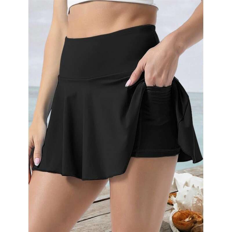 New Women's Skirts with Pockets Waisted Pleated Tennis High Waist Sports Skirt Clothing