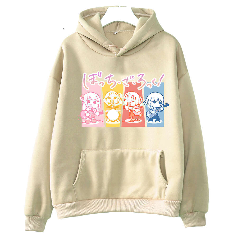 Women Anime Hoodies BOCCHI THE ROCK Hitori Gotou Graphic Printed Cartoon Plus Size Clothes Sweatshirt Female Sudaderas Hooded